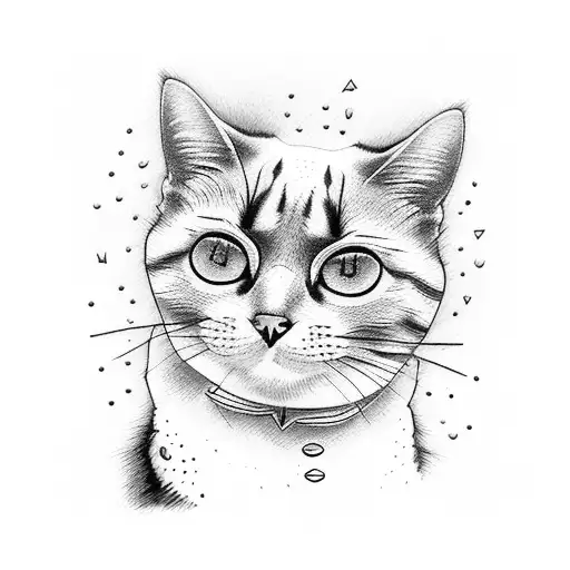 A Cat Playing A Guitar