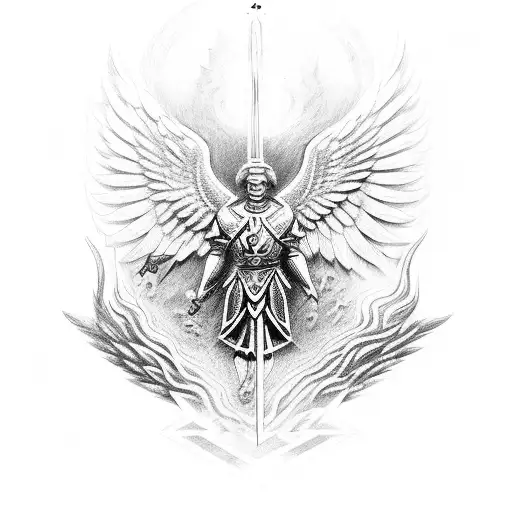 Ancient Symbol Of Archangel Michael