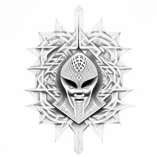 Ankh Symbol Scared Geometry