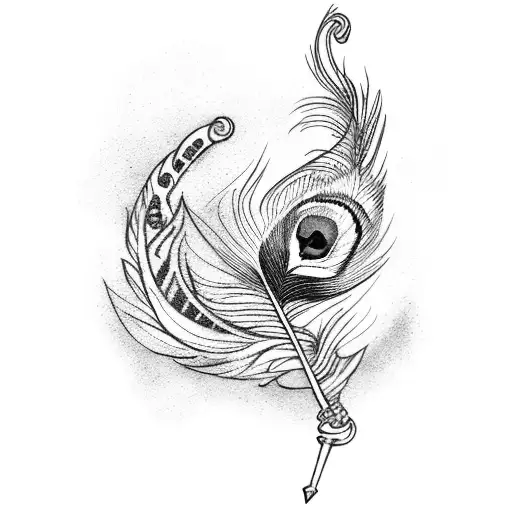 Peacock Feather Anchor