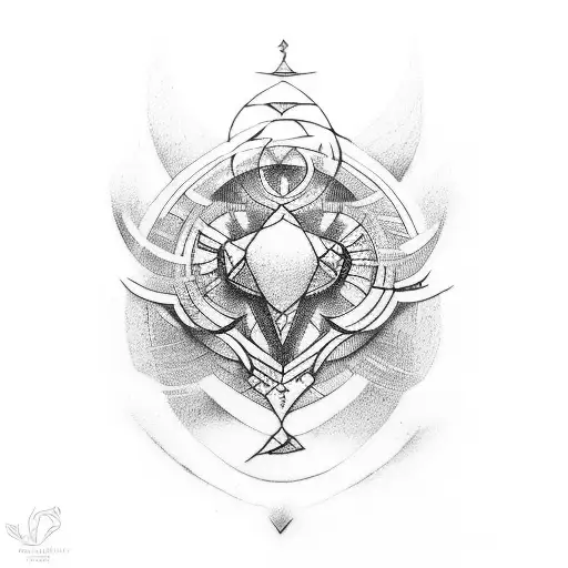 Create A Tattoo Design Inspired By The Concept Of Self-love Using Norse Mythology Symbols