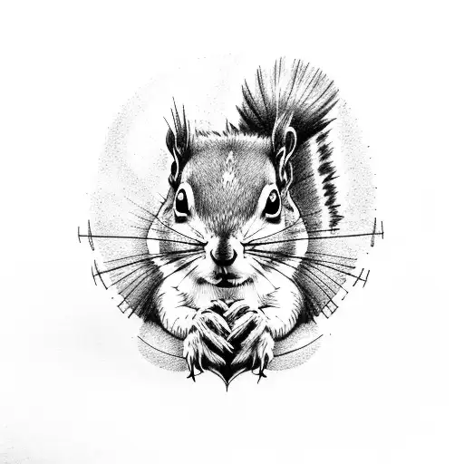 A Squirrel And A Raven