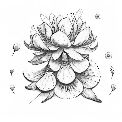 Bluebonnet And Three Indian Paintbrushes