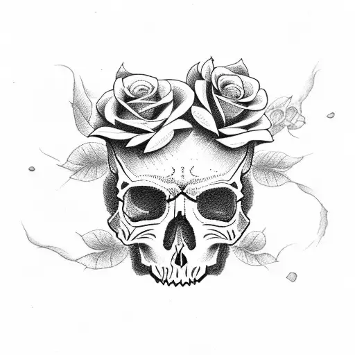 Skull And Roses