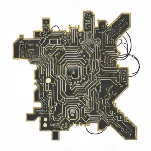 A Computer Chip Intertwined With Kids Names