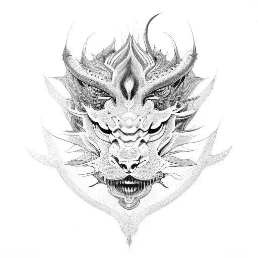 Dragon With Lion Head