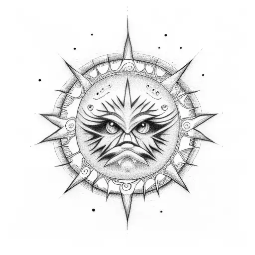 Minimal Natural Sun Moon Stars