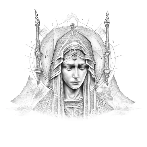 Mother Of God Statue