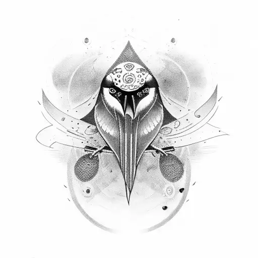 Crow With A Lot Of Ad Ons