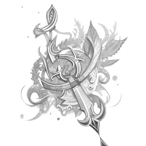 Dagger With Laurel Wreath