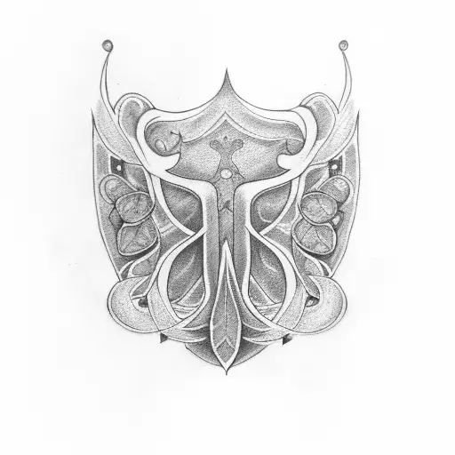 Ynwa With Shamrock And Fern