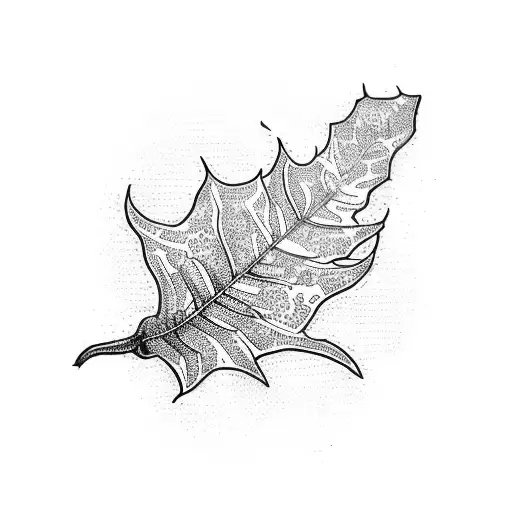 An Ak 47 Gun Outline Filled With Intricate Monstera Leaf Patterns