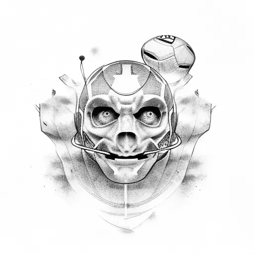 Father 2 Son With Football And Rock