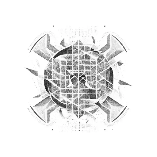 Abstract Design Combining Dollar Signs And Stock Market Graphs