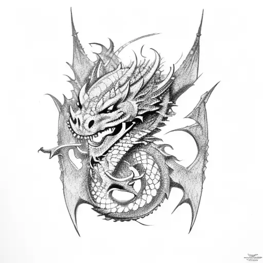 Dragon With Berserk Armor