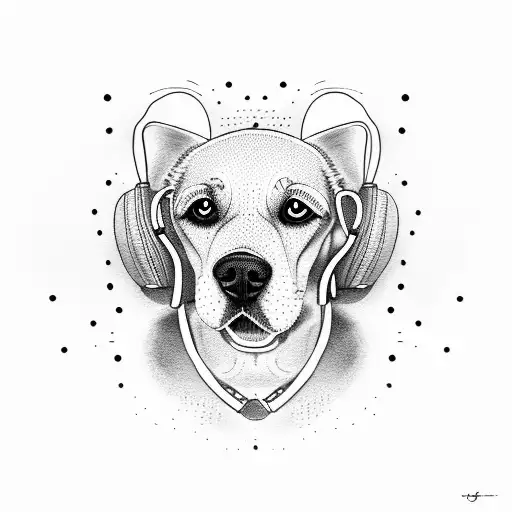 Dog With Tennis Ball