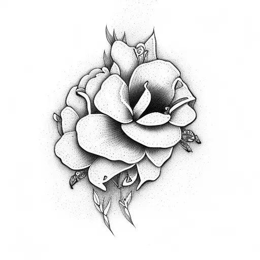 Australia Flowers With A Dog