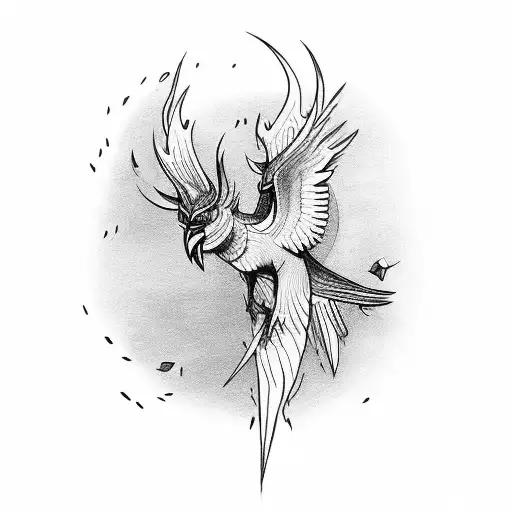 Mythical Creature With Bird Body