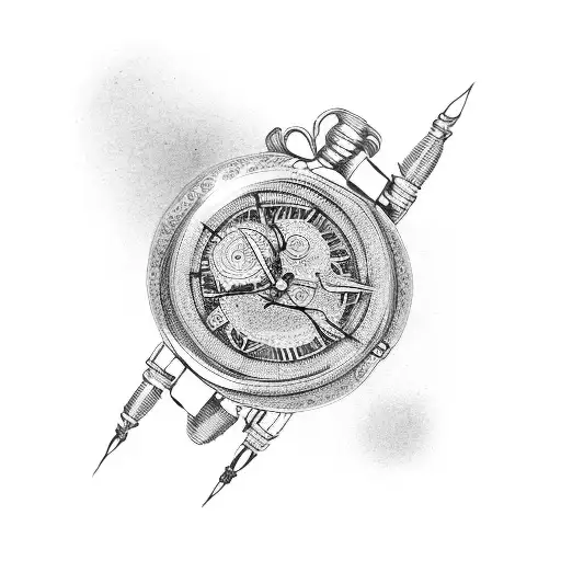 Indian Time Money Motivation On Arm Men