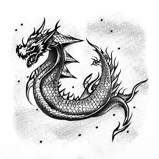 Cute But Asthetic Dragon