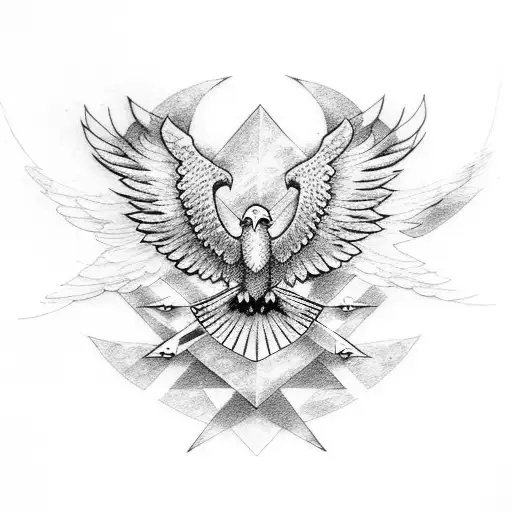 Plane With Eagle Wings