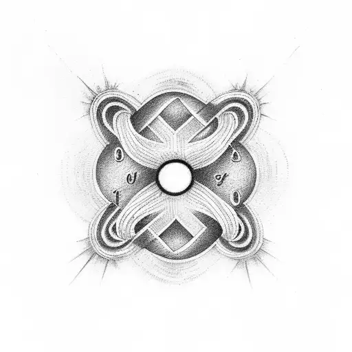 Infinity Symbol With Number 1 In Centre