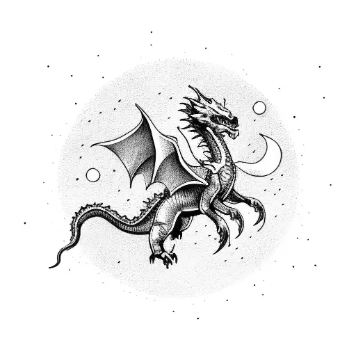 Astronaught Riding Dragon