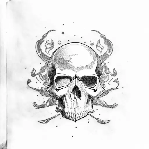 Smoking Skull