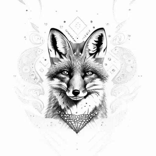 Fox With Crystals