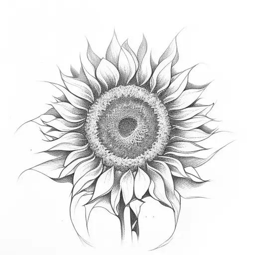 Sunflower With Mb As Stem