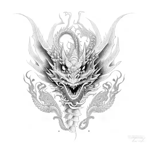 Dragon Flowers Purple