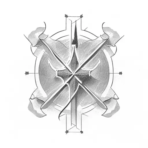 Christian Cross With A Cowboy Hat