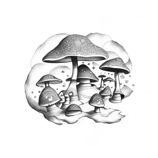 Garnet Mushroom Satrun Capricorn