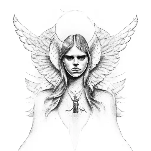 Angel Carrying A Broken Man