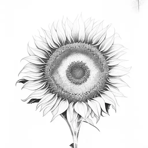 Sunflower Field With Airplane