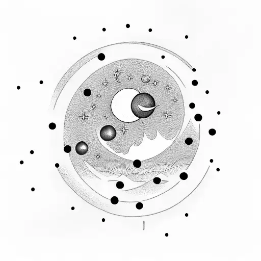 Minimal Natural Sun Moon Stars