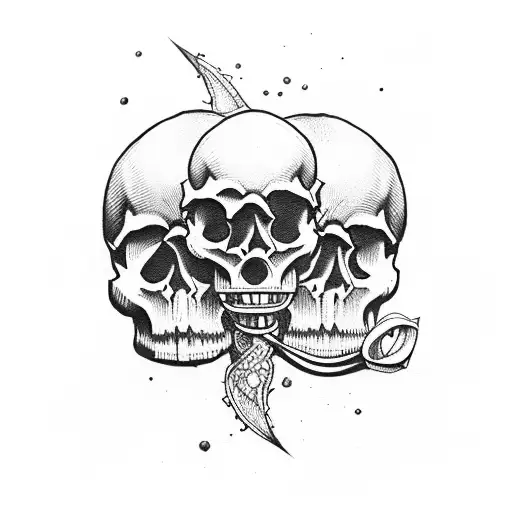 Skull And Hourglass