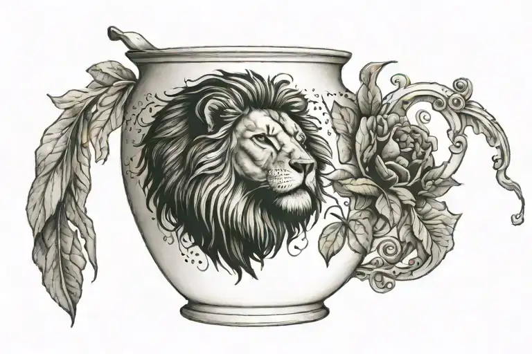 Lion In A Jug
