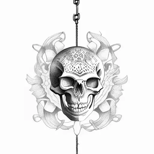 Skeleton On Swing