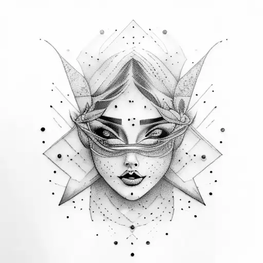 Ballet Dancerwith Rose In Water Color