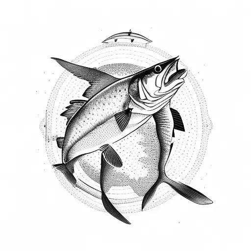 Maine Fishing On A Lake