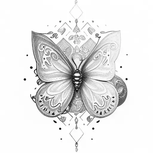 An Intricate Coffee Brewing Apparatus Adorned With Delicate Butterflies