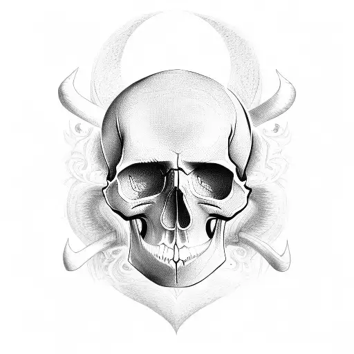 Skull And Knife