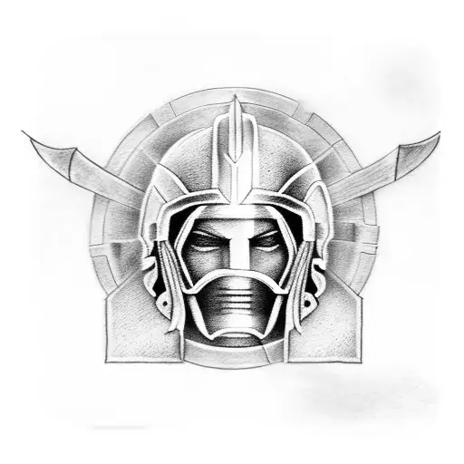 Spartan Statue Stone