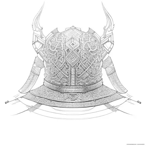 Ronin With Traditional Hat And Modern Armor