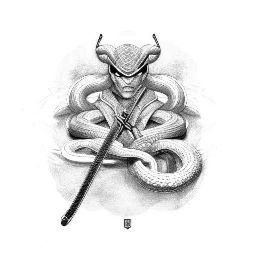 Viper Snake Bull Firearms Ninja Sword Superhero Gods