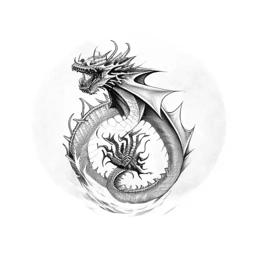 Video Game Controller Transforming Into A Dragon