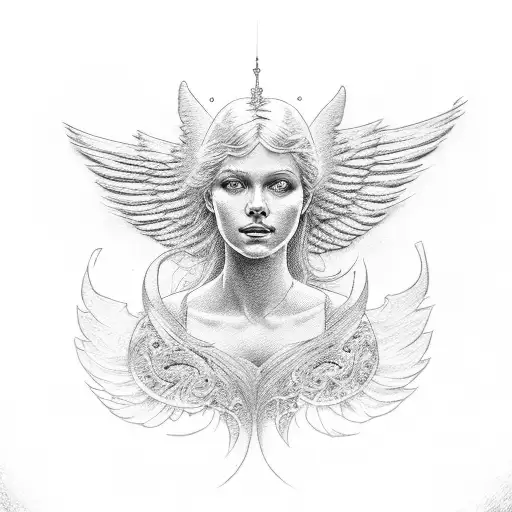 Mother Angel Smiling