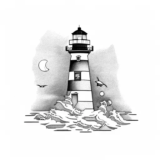 A Lighthouse Overlooking The Yorke Peninsula Coastline