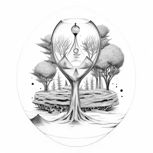 Big Hourglass Trees And Death Within